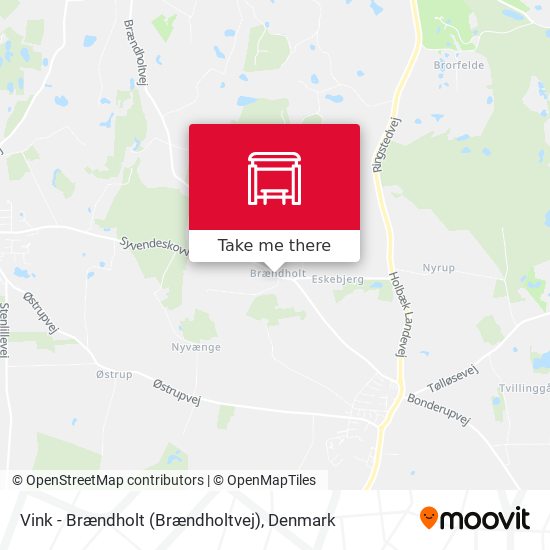 Vink - Brændholt (Brændholtvej) map