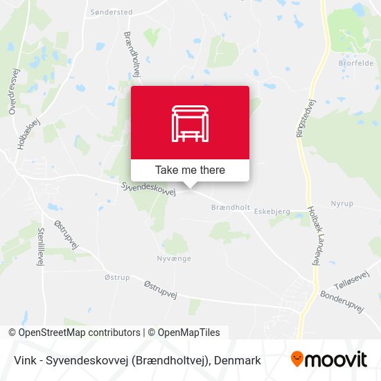 Vink - Syvendeskovvej (Brændholtvej) map