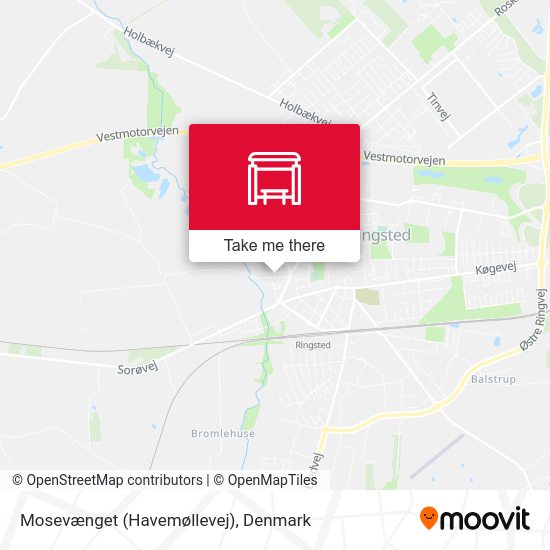 Mosevænget (Havemøllevej) map