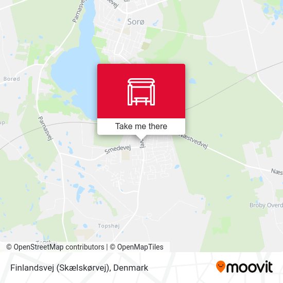 Finlandsvej (Skælskørvej) map
