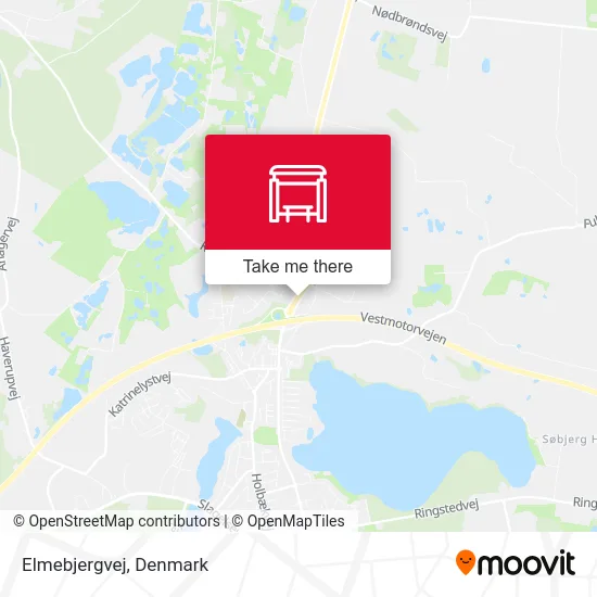 Elmebjergvej map