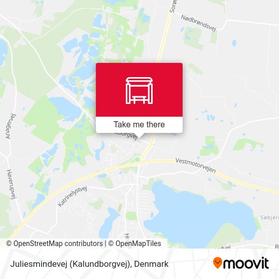 Juliesmindevej (Kalundborgvej) map