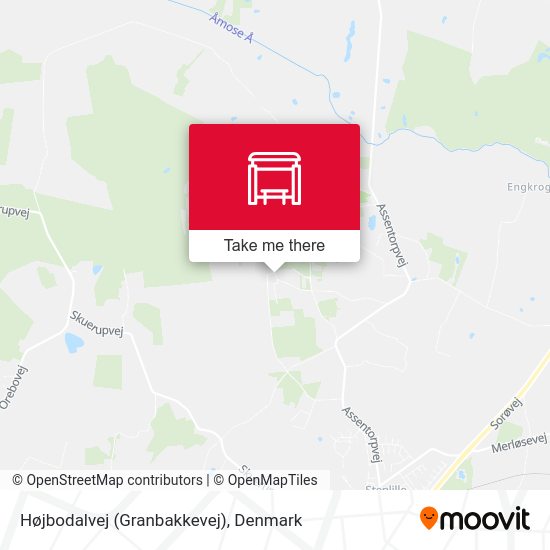 Højbodalvej (Granbakkevej) map
