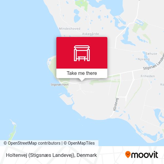Holtenvej (Stigsnæs Landevej) map