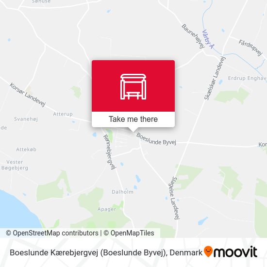 Boeslunde Kærebjergvej (Boeslunde Byvej) map