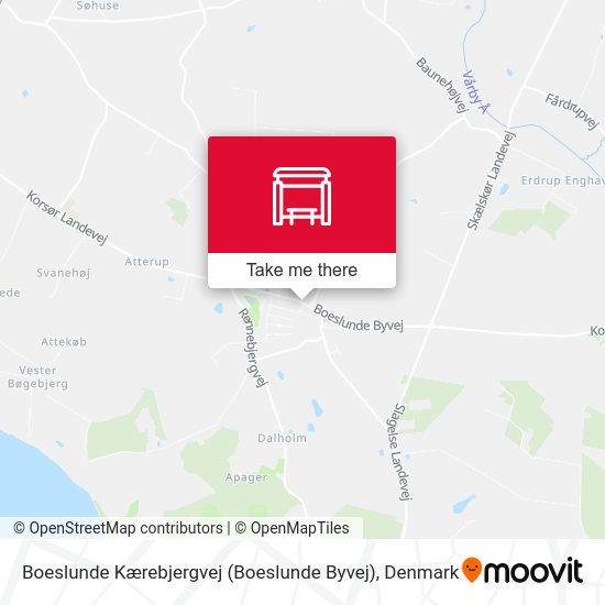 Boeslunde Kærebjergvej (Boeslunde Byvej) map