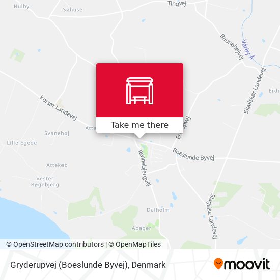 Gryderupvej (Boeslunde Byvej) map