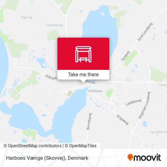 Harboes Vænge (Skovvej) map