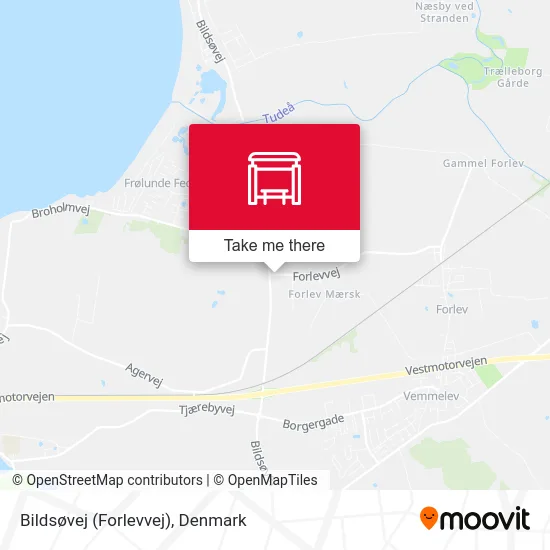 Bildsøvej (Forlevvej) map