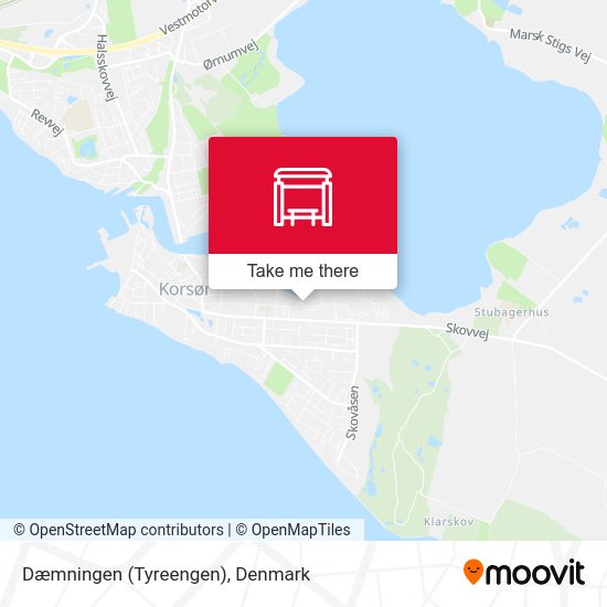 Dæmningen (Tyreengen) map