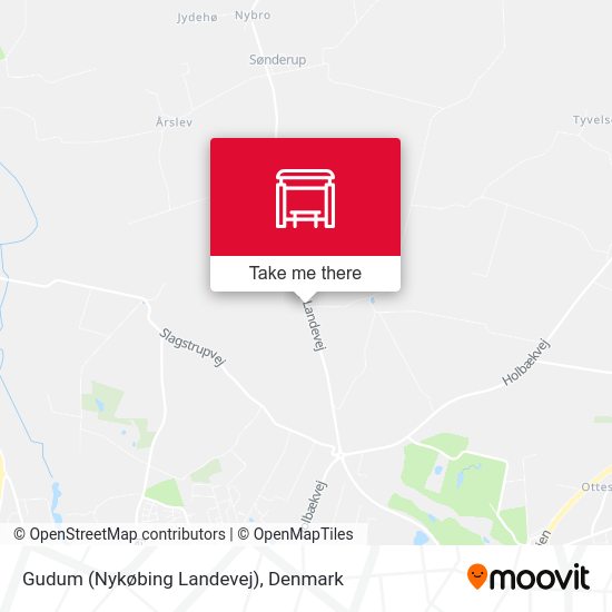 Gudum (Nykøbing Landevej) map