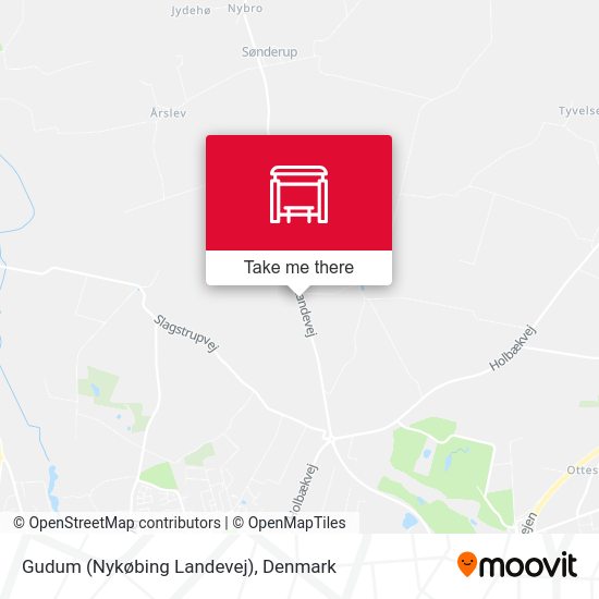 Gudum (Nykøbing Landevej) map