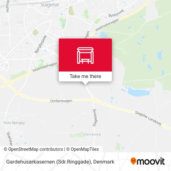 Gardehusarkasernen (Sdr.Ringgade) map