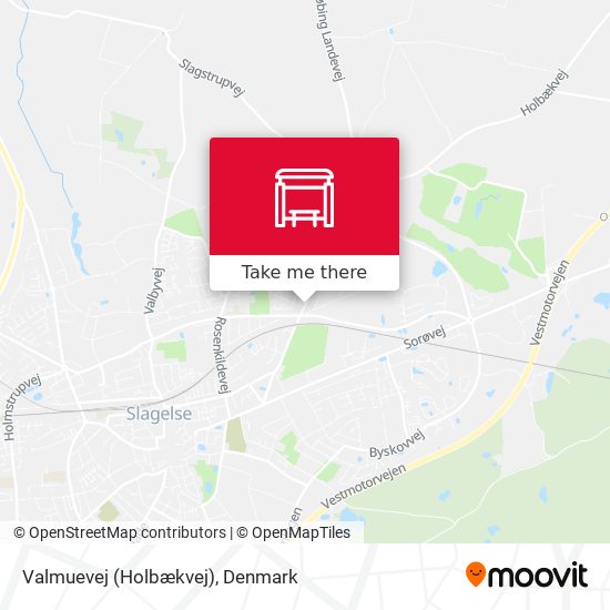Valmuevej (Holbækvej) map