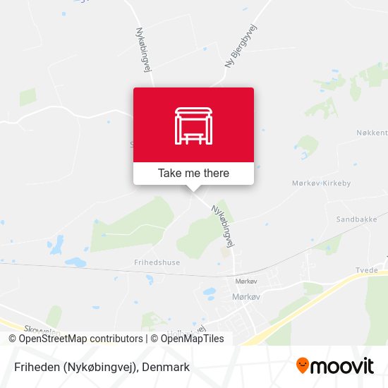 Friheden (Nykøbingvej) map