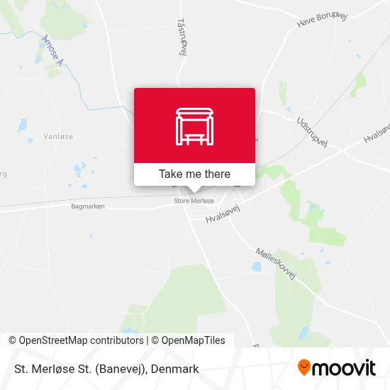 St. Merløse St. (Banevej) map