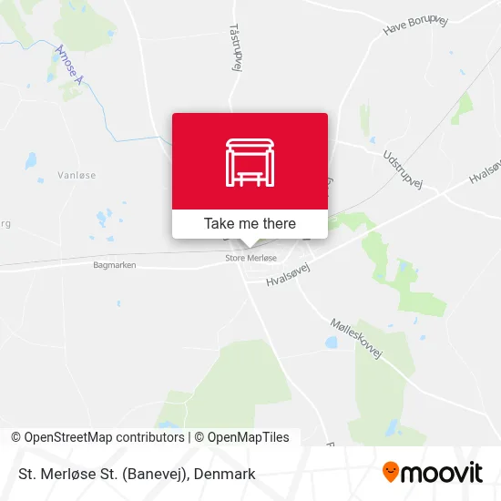 St. Merløse St. (Banevej) map