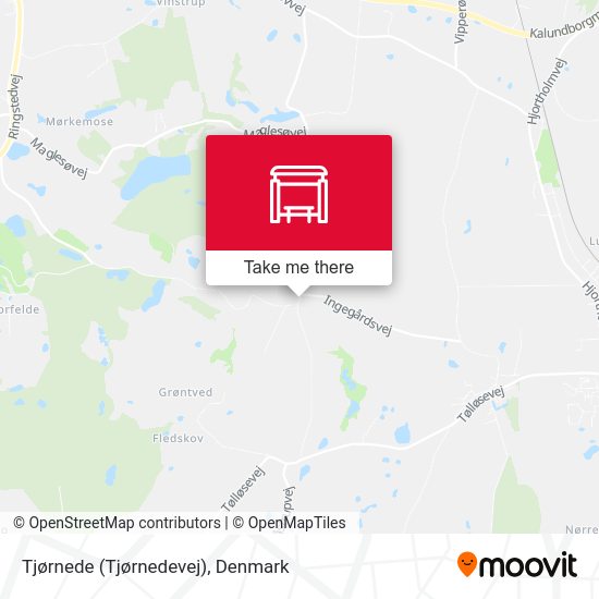 Tjørnede (Tjørnedevej) map