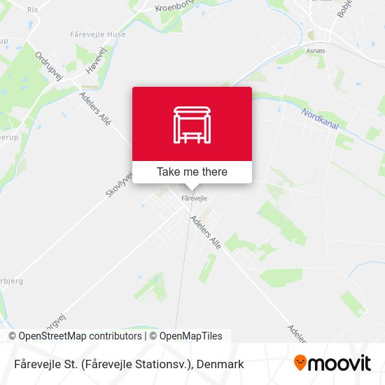 Fårevejle St. (Fårevejle Stationsv.) map