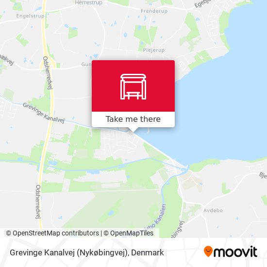 Grevinge Kanalvej (Nykøbingvej) map