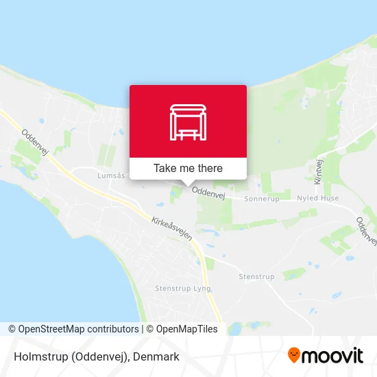 Holmstrup (Oddenvej) map