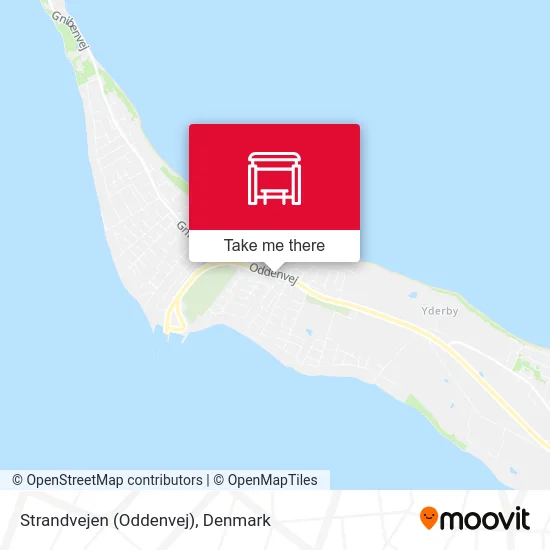 Strandvejen (Oddenvej) map