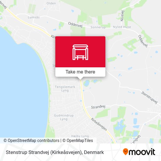 Stenstrup Strandvej (Kirkeåsvejen) map