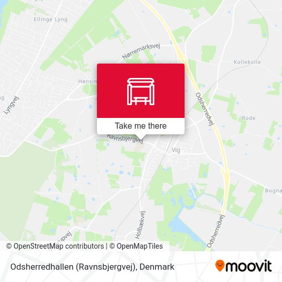 Odsherredhallen (Ravnsbjergvej) map