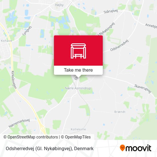 Odsherredvej (Gl. Nykøbingvej) map