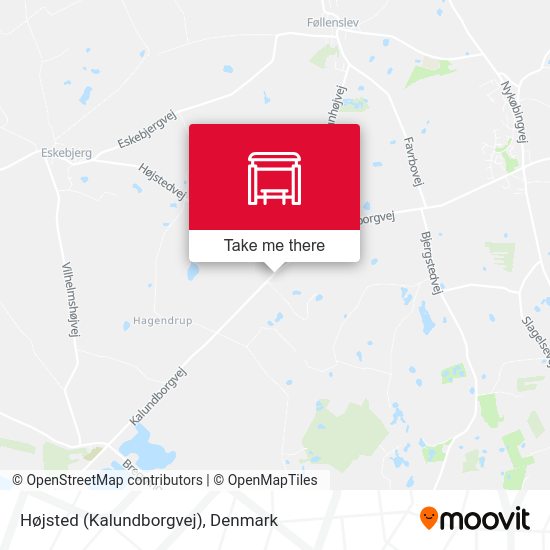 Højsted (Kalundborgvej) map