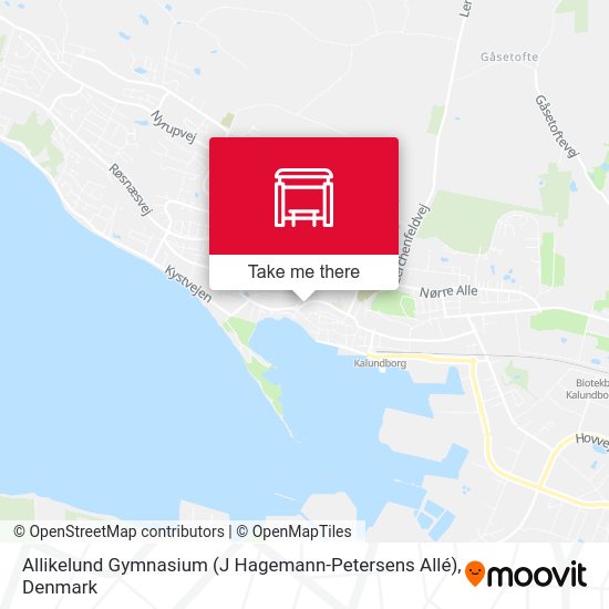 Allikelund Gymnasium (J Hagemann-Petersens Allé) map
