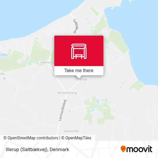 Illerup (Saltbækvej) map