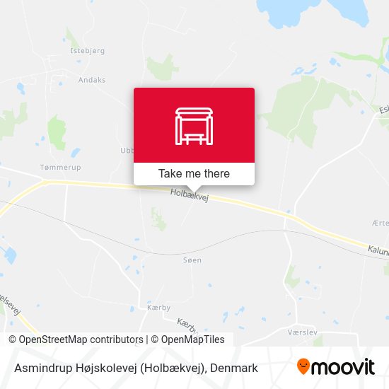Asmindrup Højskolevej (Holbækvej) map