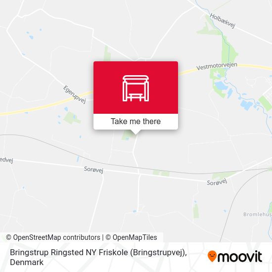 Bringstrup Ringsted NY Friskole (Bringstrupvej) map
