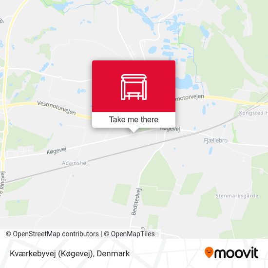Kværkebyvej (Køgevej) map