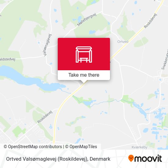Ortved Valsømaglevej (Roskildevej) map