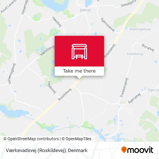 Værkevadsvej (Roskildevej) map