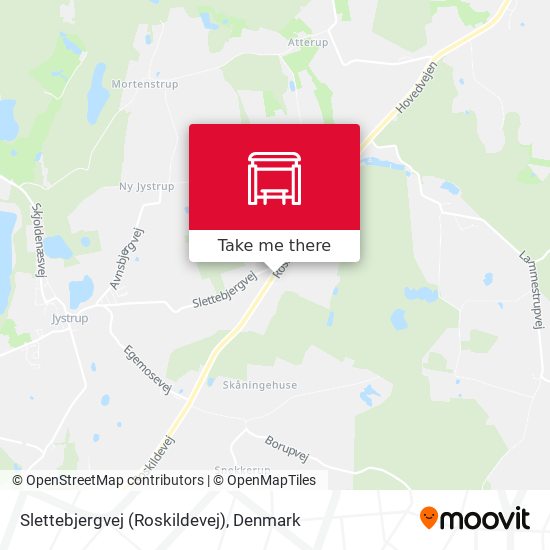 Slettebjergvej (Roskildevej) map