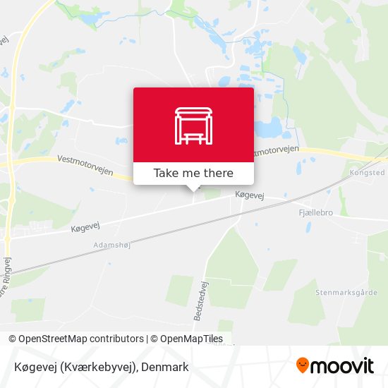 Køgevej (Kværkebyvej) map