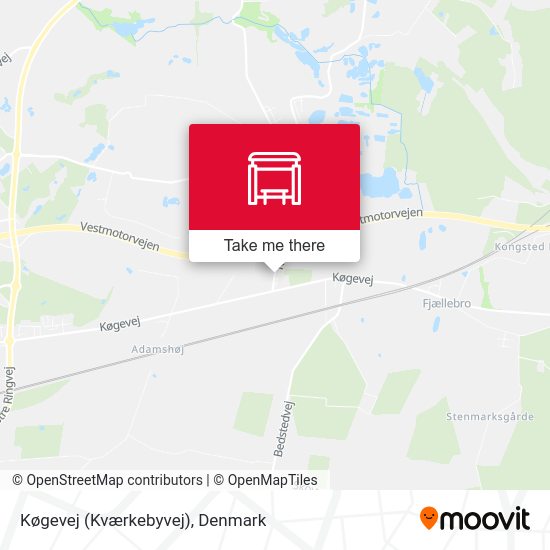 Køgevej (Kværkebyvej) map