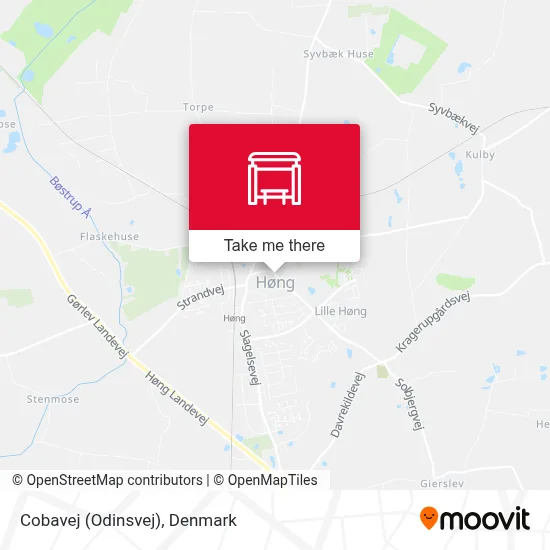 Cobavej (Odinsvej) map