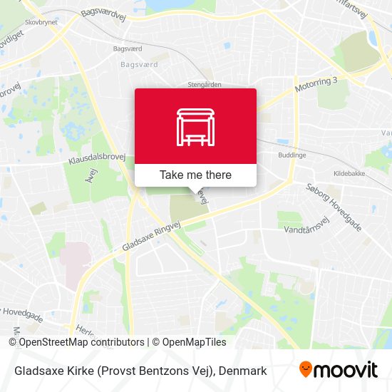 Gladsaxe Kirke (Provst Bentzons Vej) map