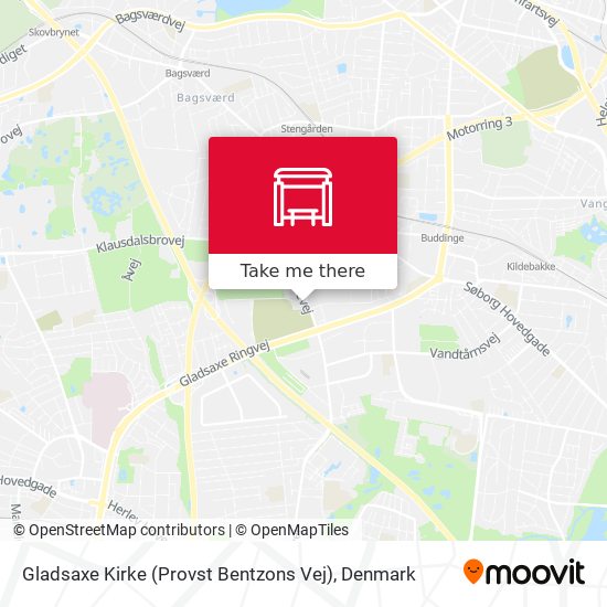 Gladsaxe Kirke (Provst Bentzons Vej) map