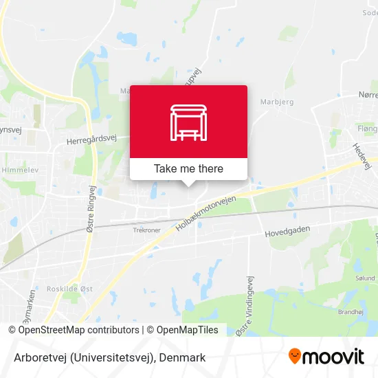 Arboretvej (Universitetsvej) map