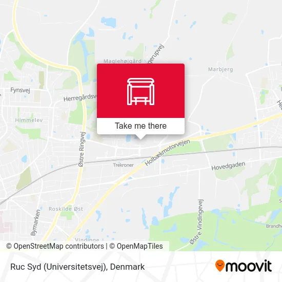 Ruc Syd (Universitetsvej) map