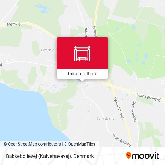 Bakkebøllevej (Kalvehavevej) map