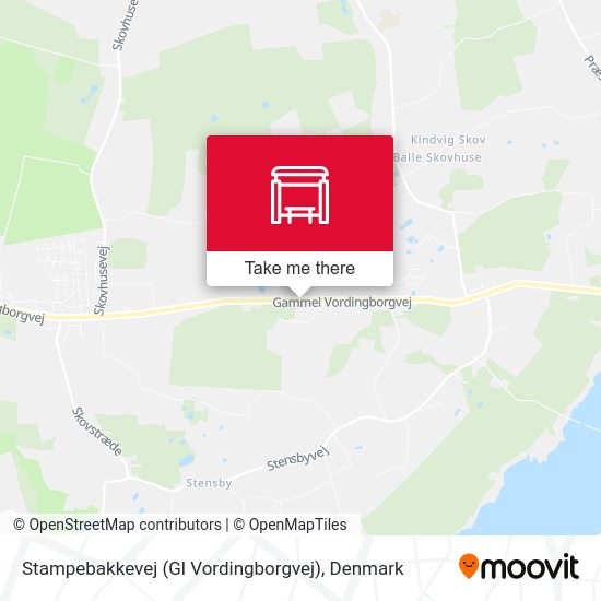 Stampebakkevej (Gl Vordingborgvej) map