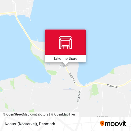 Koster (Kostervej) map