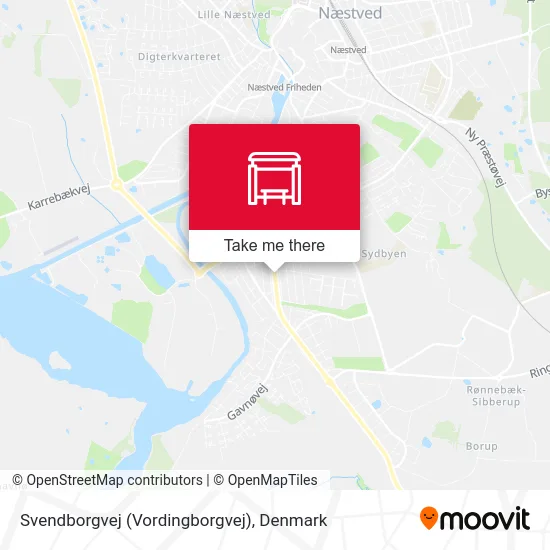 Svendborgvej (Vordingborgvej) map