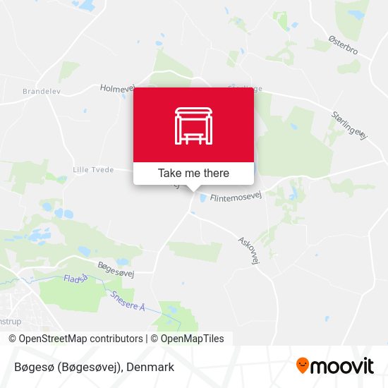 Bøgesø (Bøgesøvej) map